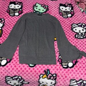 Trouve Gray Women's Sweater